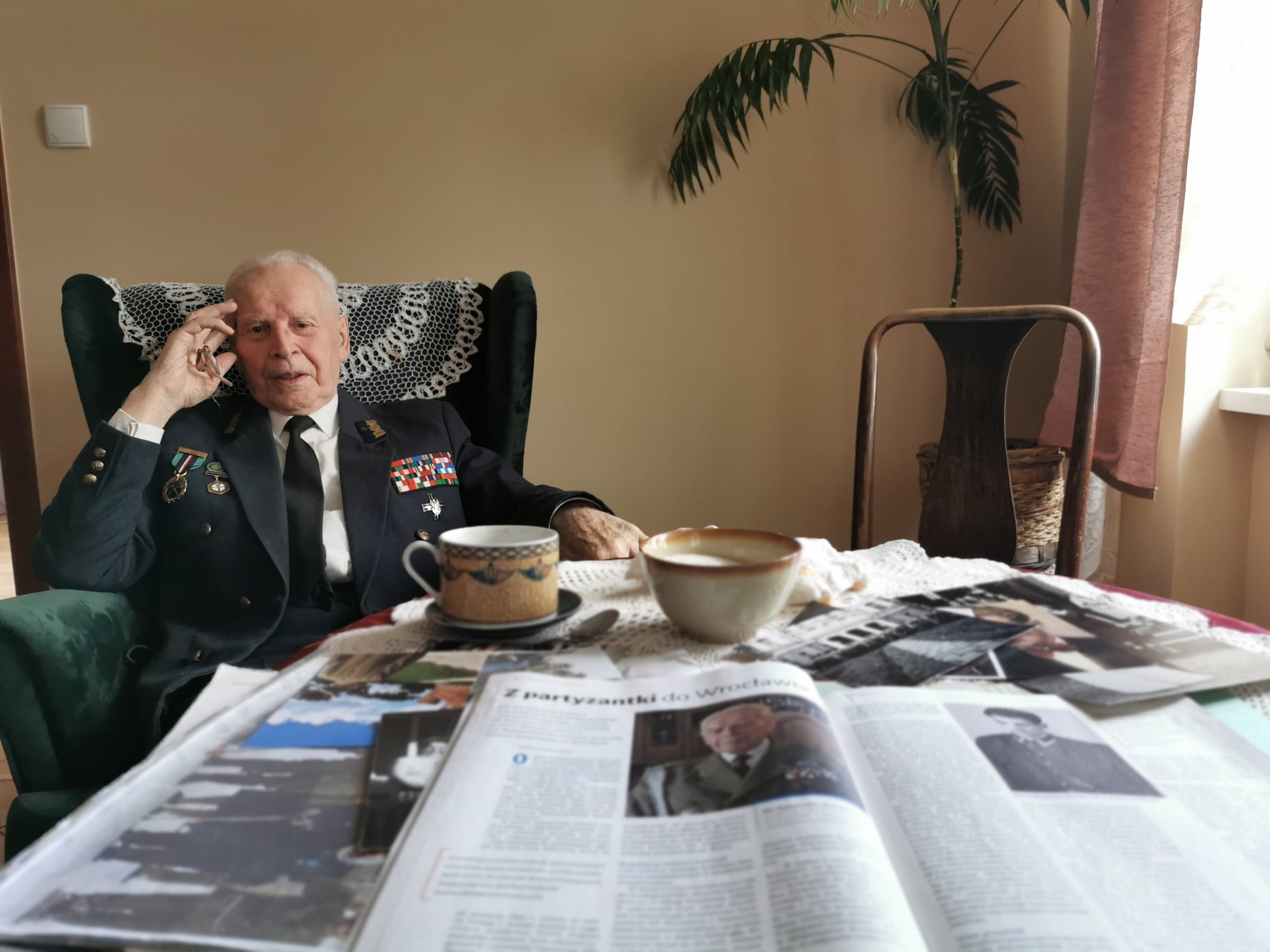 Odwiedziny w siedzibie Odry-Niemen kpt Maksymiliana Kowalewskiego, NZW
